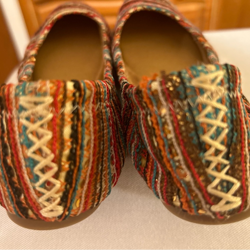 Lucky Brand Multi-Colored Size 7 Medium,Ballet Flats